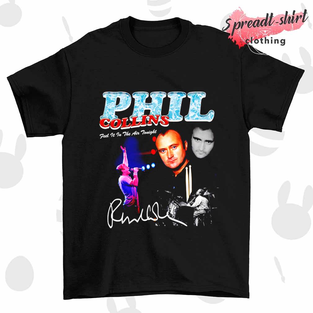 Phil Collins feed it in the air tonight signature shirt