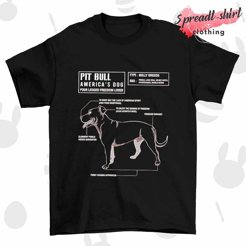 Pit Bull Kennel to Couch America's Dog shirt