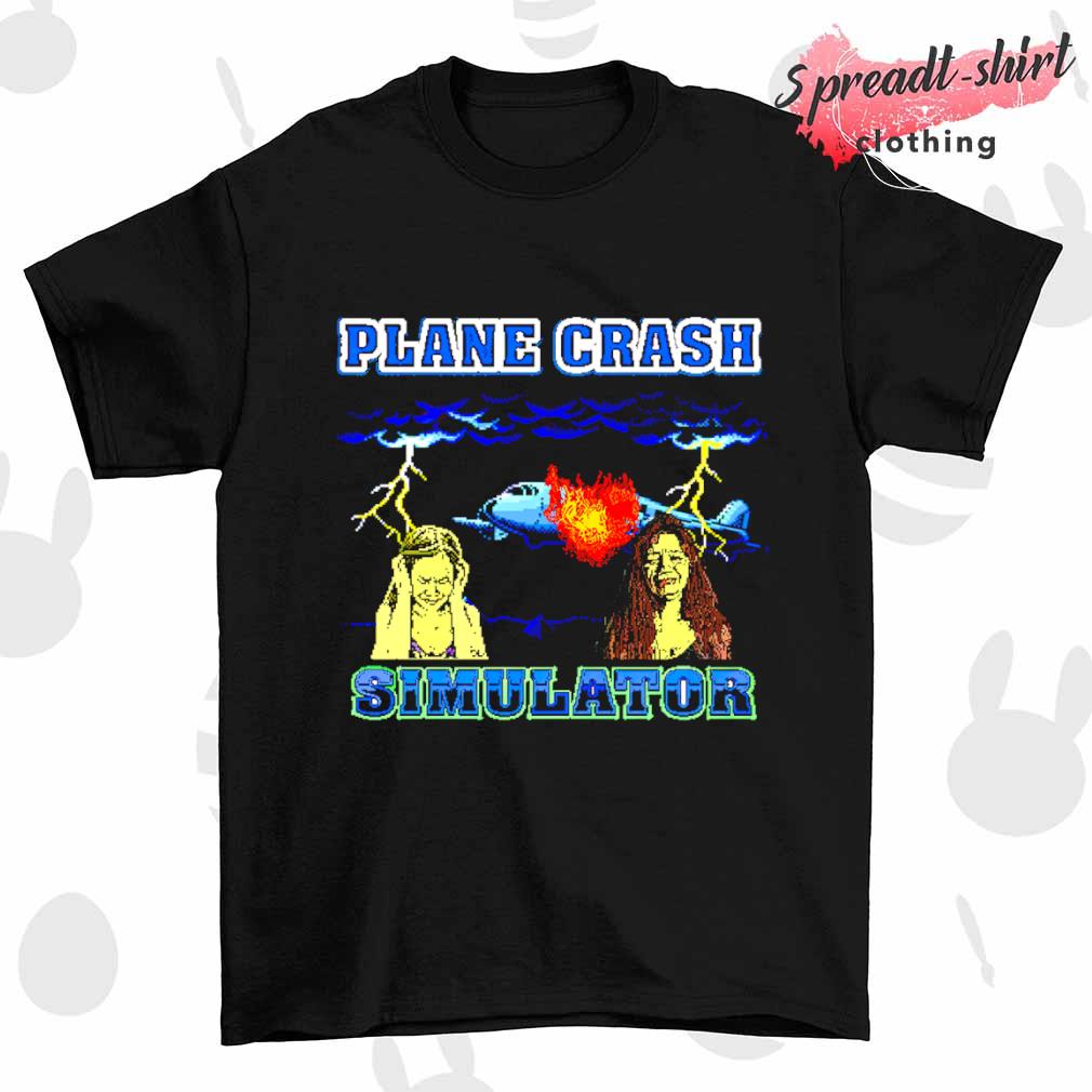 Plane Crash Simulator 8-bit shirt