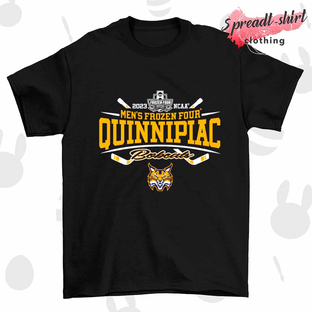 Quinnipiac Bobcats 2023 NCAA Frozen Four Men's Ice Hockey T-shirt