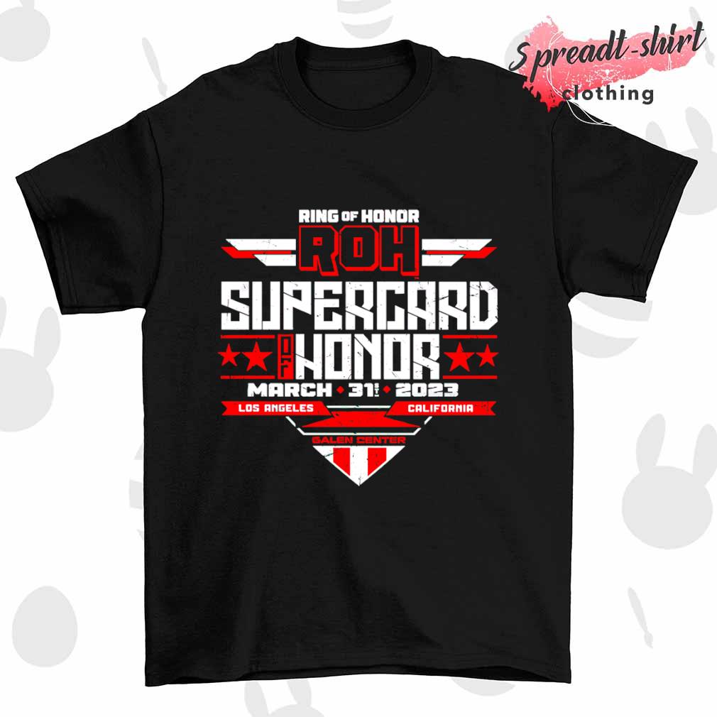 ROH Supercard of Honor 2023 shirt