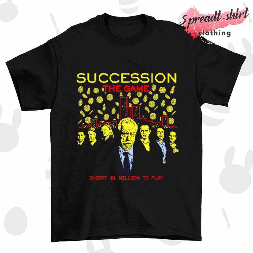 Succession The Game insert 1 million to play shirt