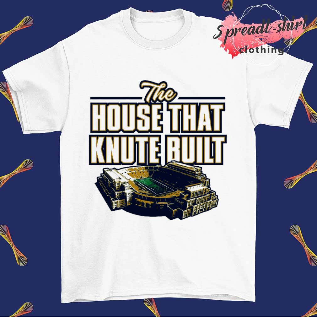 The house that knute built Notre Dame Fighting Irish football shirt