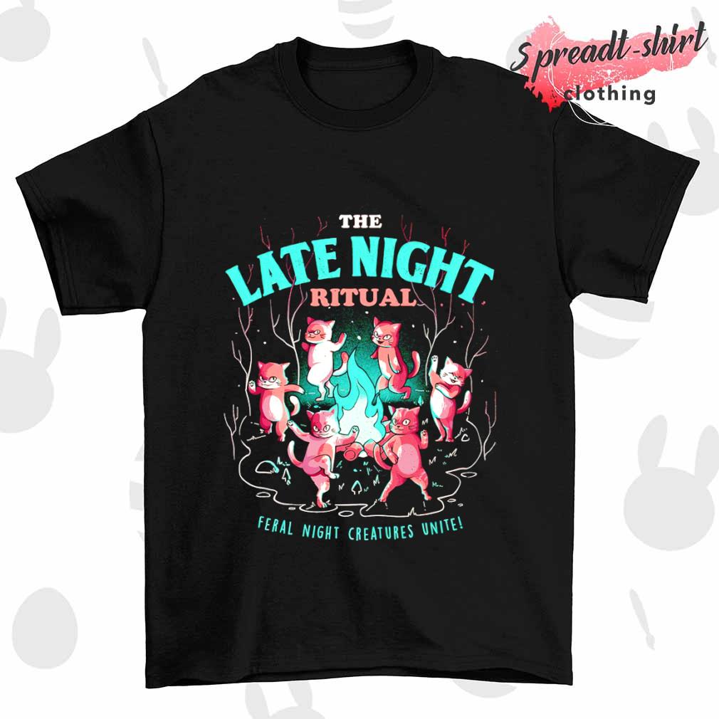 The Late Night Ritual feral night creatures unite shirt