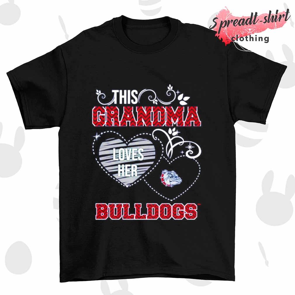 This Grandma loves her Bulldogs shirt
