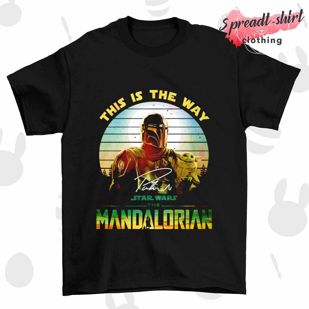 This is a way Star Wars the Mandalorian signature shirt