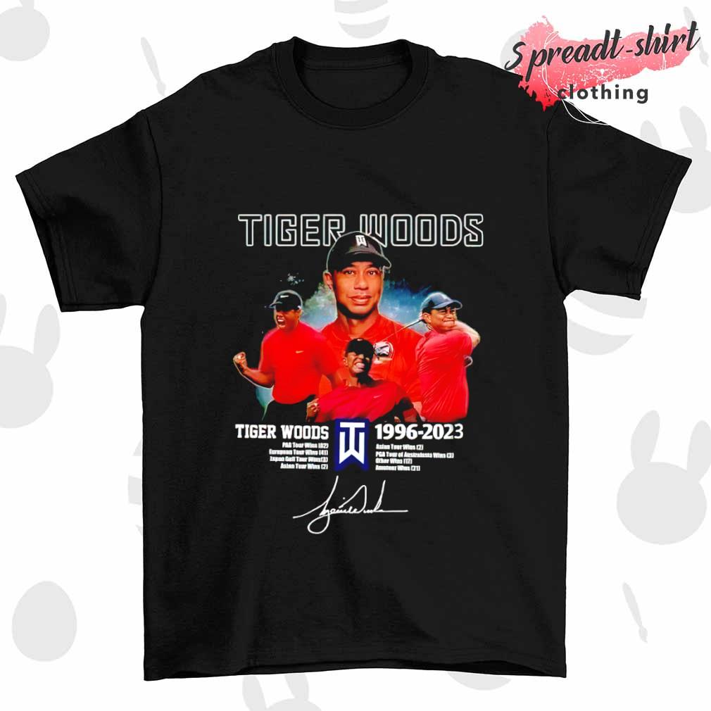 Tiger Woods 1996-2023 signature shirt