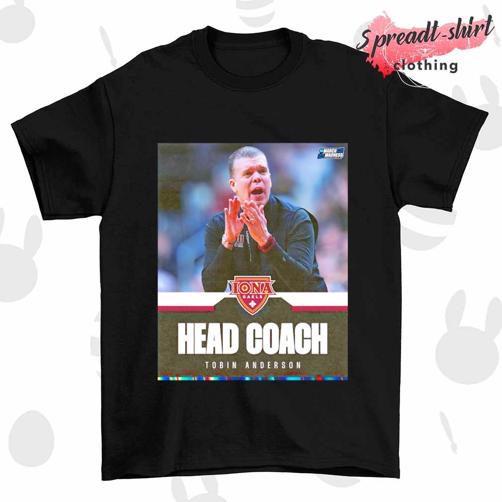 Tobin Anderson's head coach IONA Gaels shirt
