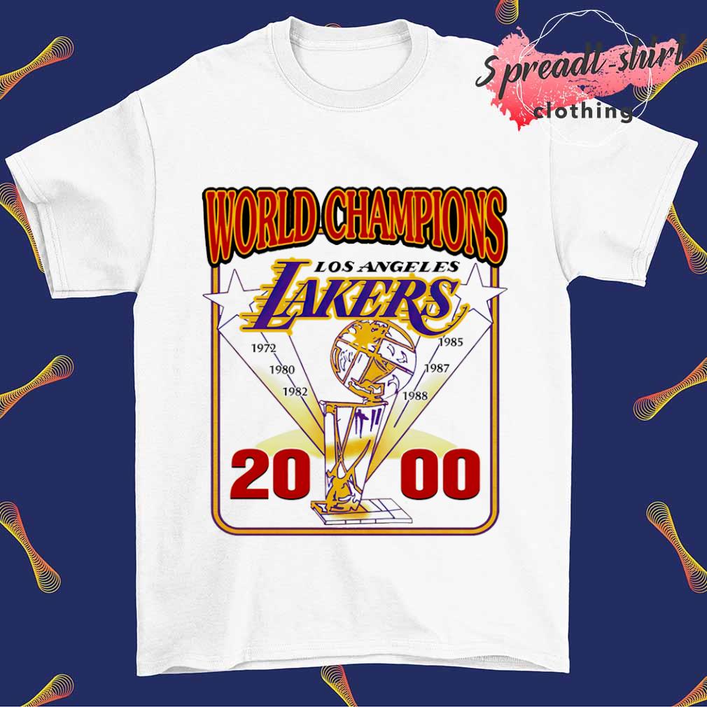 World Champions Los Angeles Lakers 2000 shirt