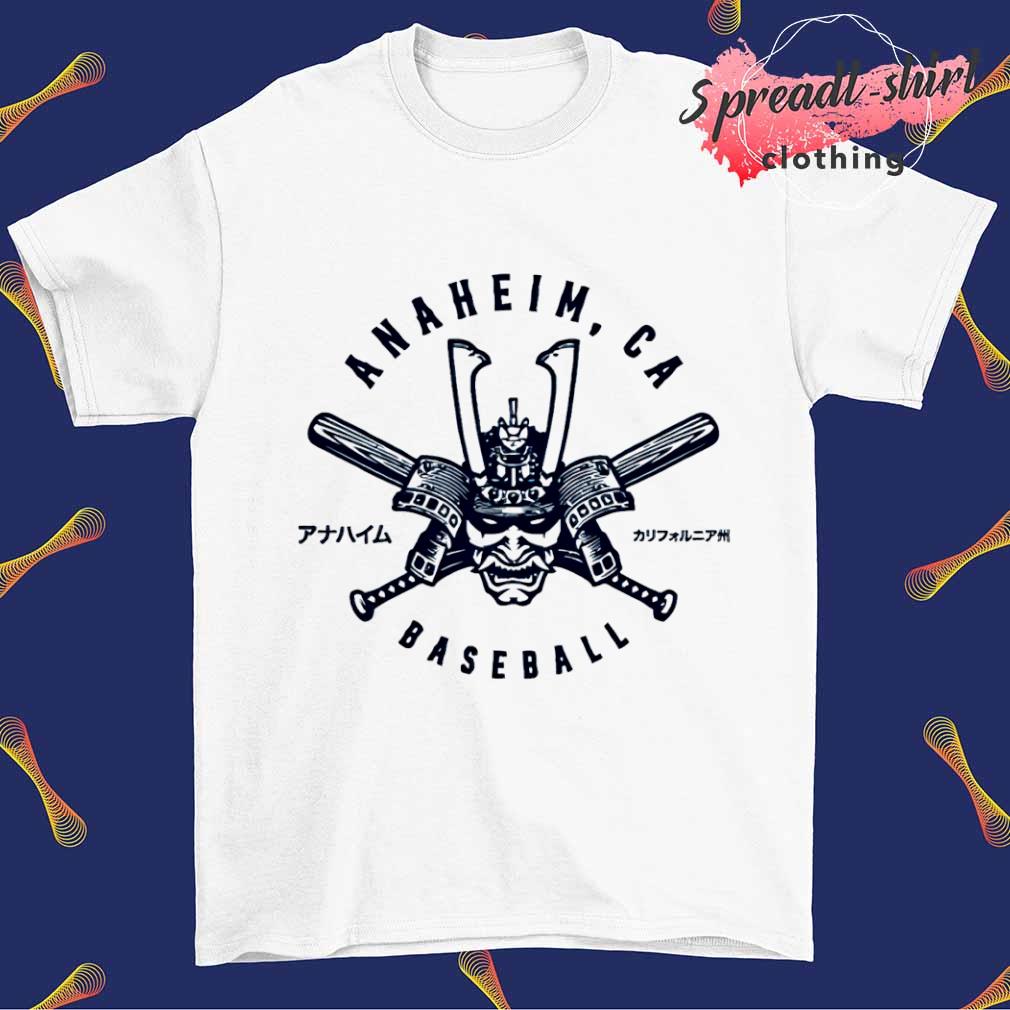 Angels Kabuto Anaheim Samurai Helmet Women's Crop Top Tee