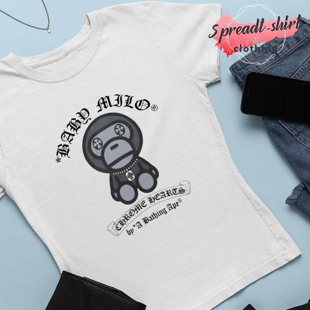 Bape baby milo chrome hearts by a bathing ape shirt, hoodie