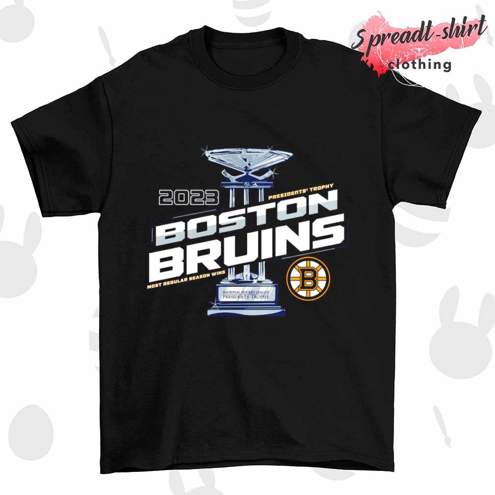 Boston Bruins 2023 Presidents' Trophy most regular season wins shirt