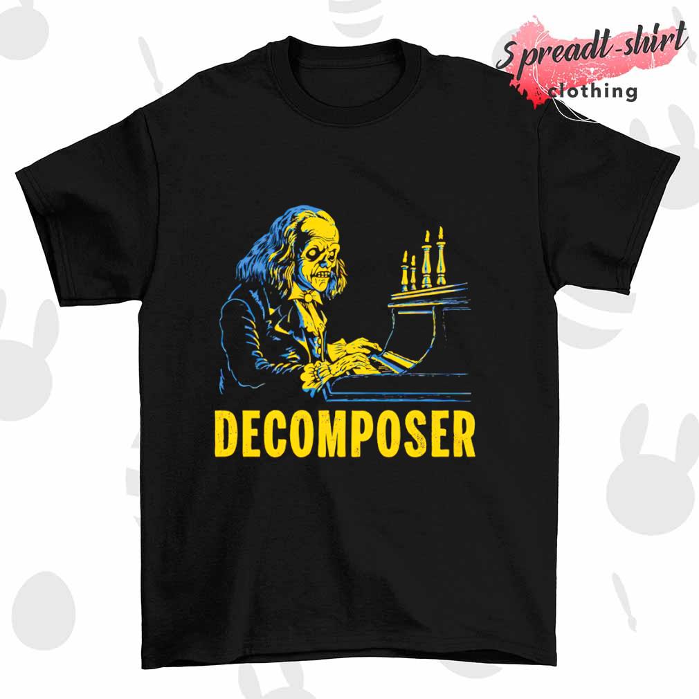Decomposer skull T-shirt
