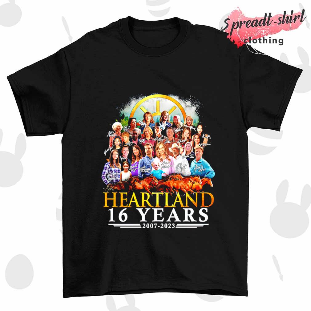 Heartland 16 Years 2007 2023 shirt