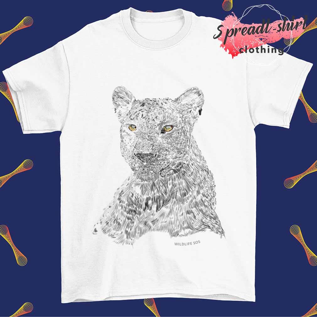 Leopard wildlife sos shirt