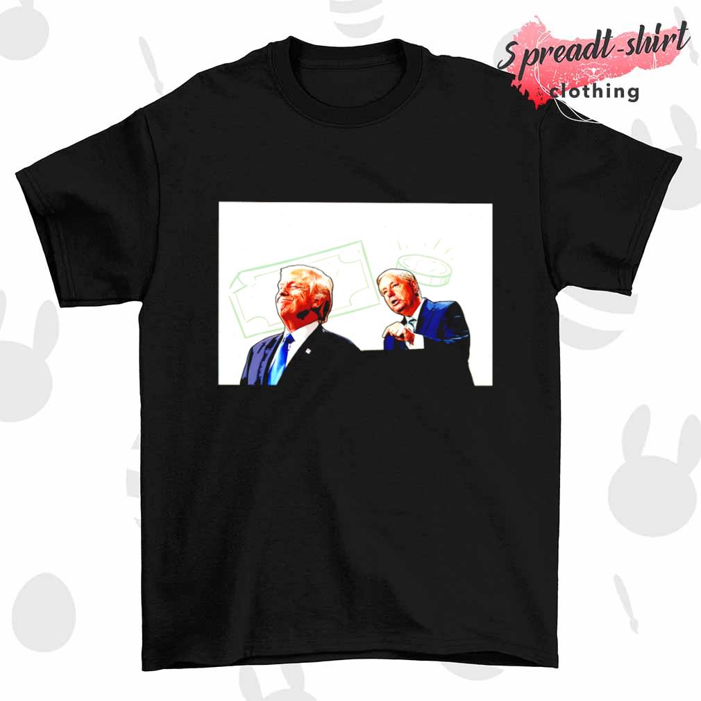 Lindsey Graham to beg viewers to give indicted Trump money T-shirt