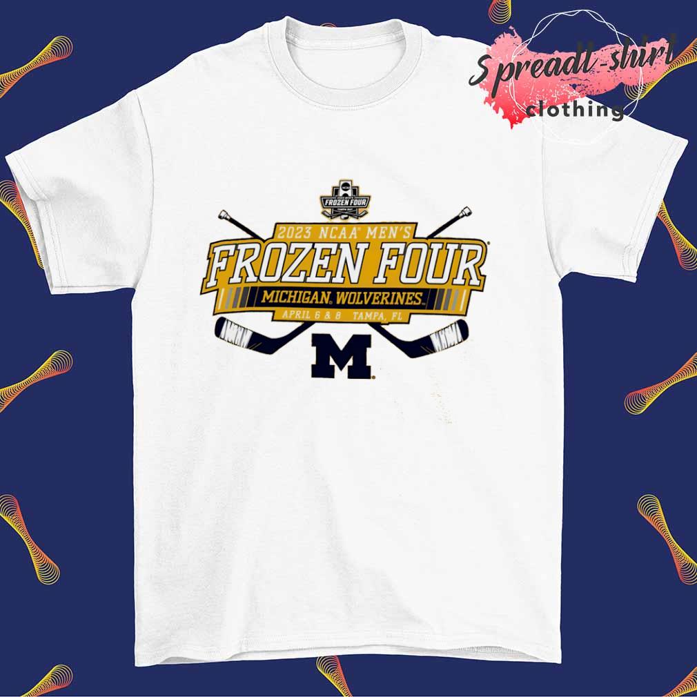 Michigan Wolverines 2023 NCAA Men's Frozen Four shirt