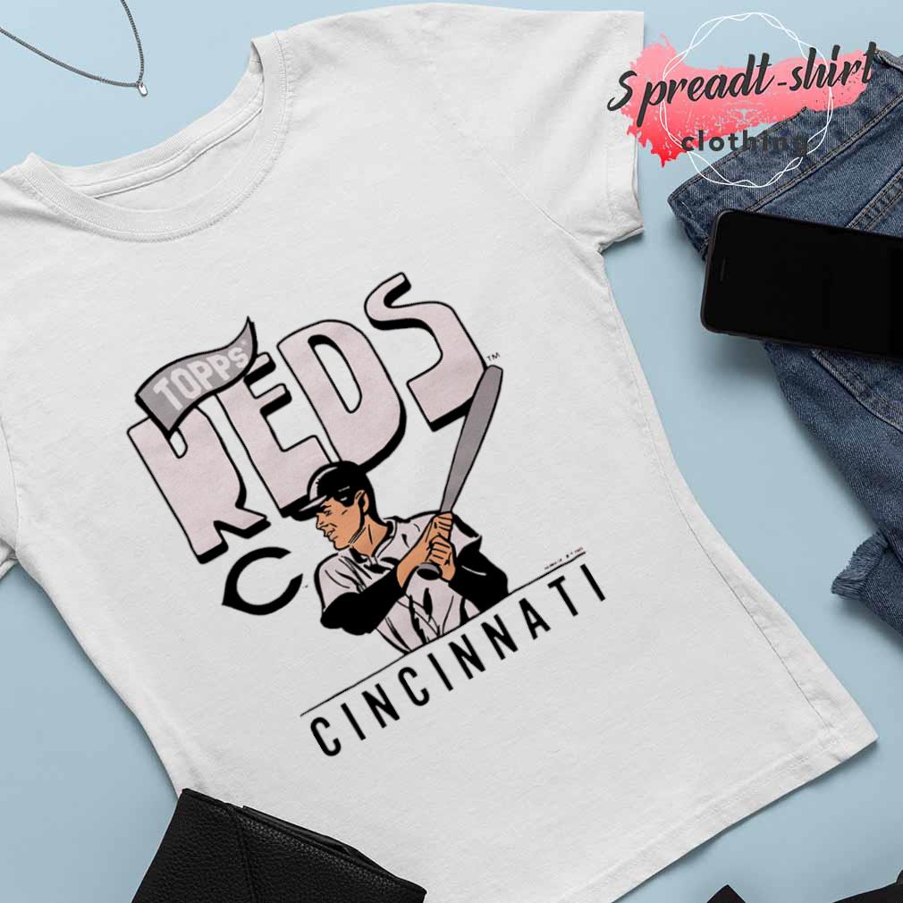 MLB x Topps Cincinnati Reds shirt, hoodie, sweater, long sleeve and tank top