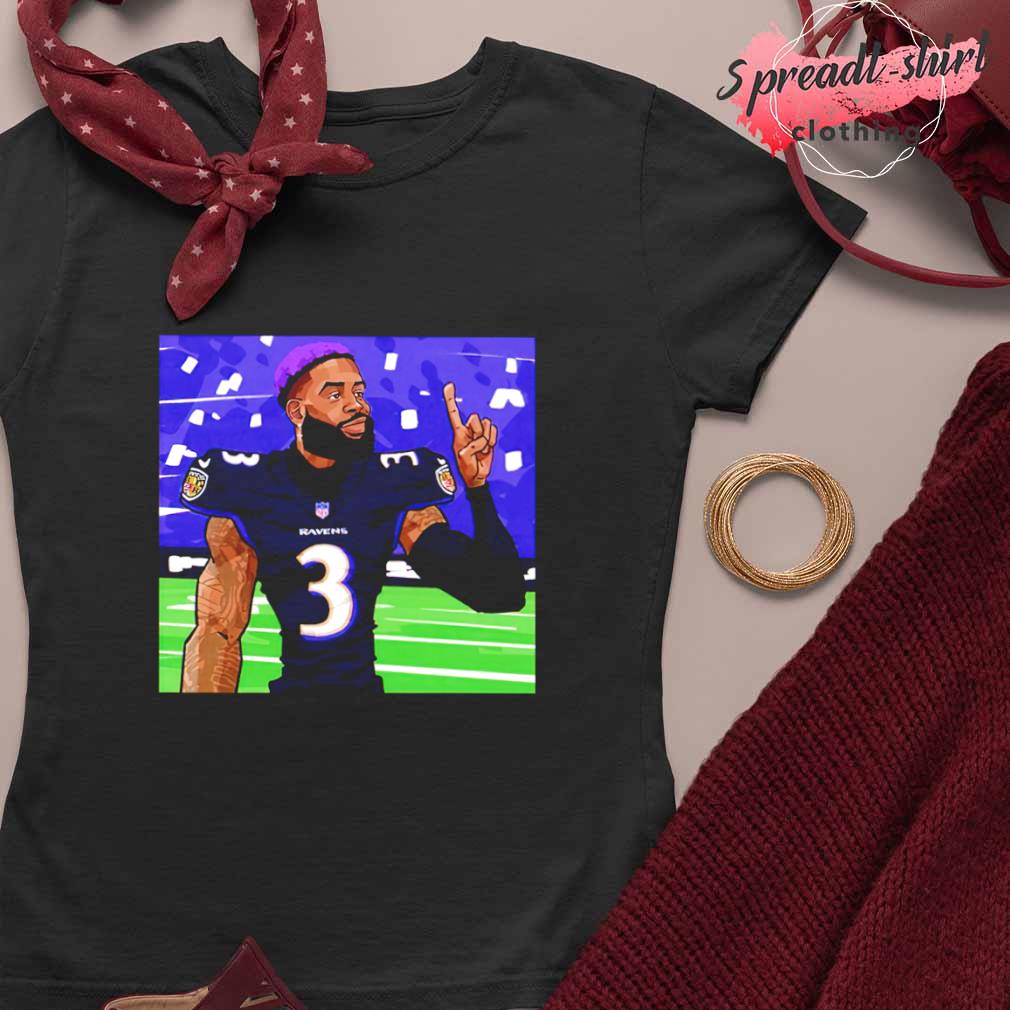 3 Odell Beckham Jr cartoon shirt, hoodie, sweater, long sleeve and tank top