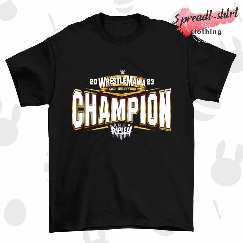 Rhea Ripley WrestleMania 39 Champion goes Hollywood shirt