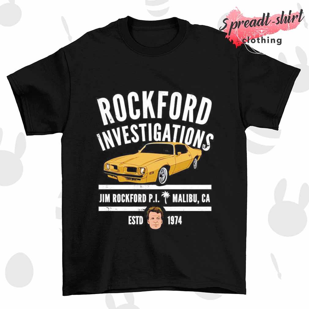 Rockford Investigations estd 1974 shirt