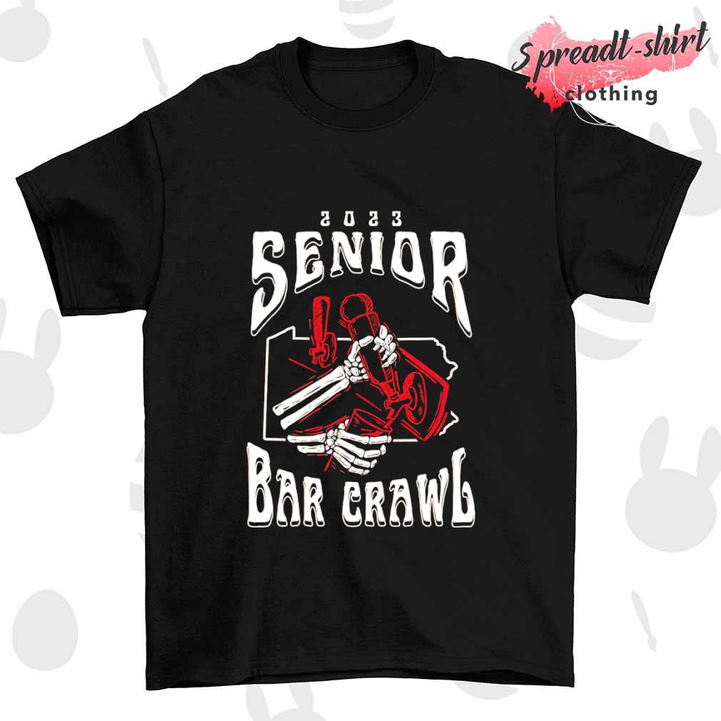Senior Bar Crawl 2023 shirt