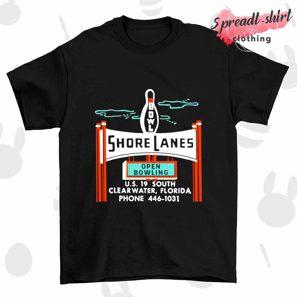 Shore Lanes open bowling Clearwater shirt