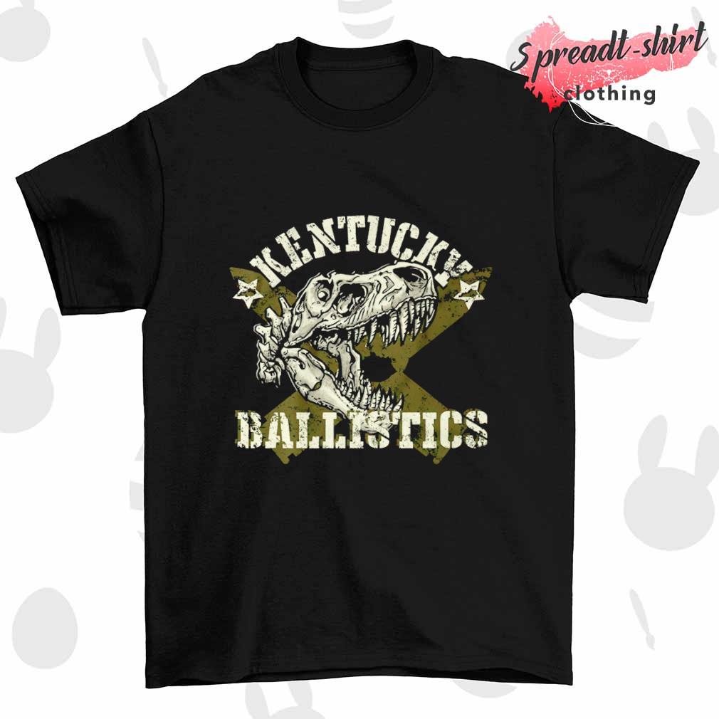 T-Rex skull Kentucky ballistics shirt