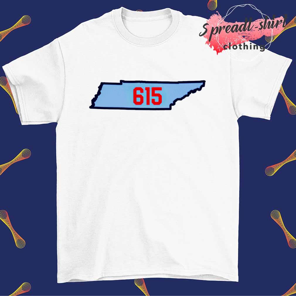 Tennessee Map 615 shirt