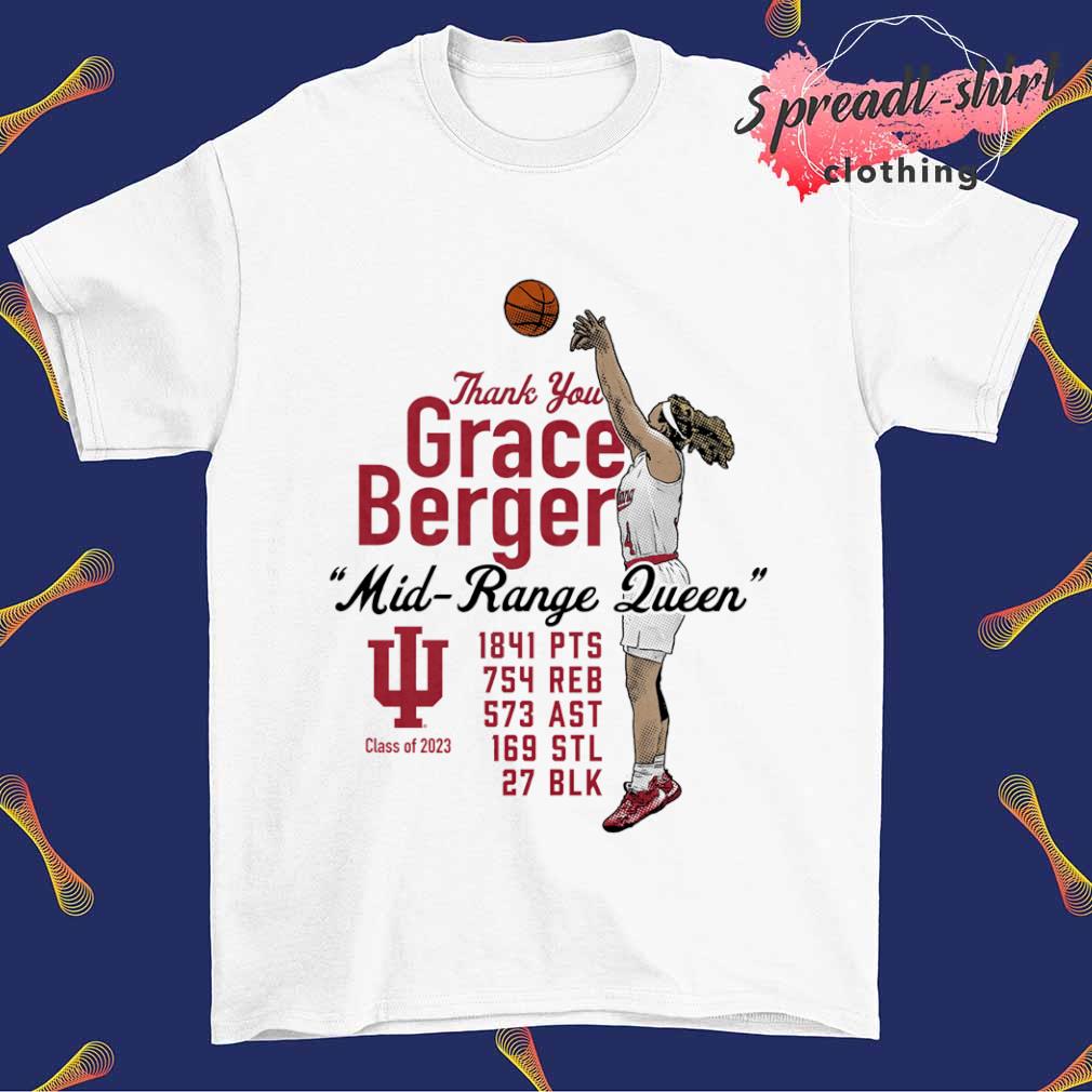 Thank you Grace Berger mid-range queen class of 2023 shirt