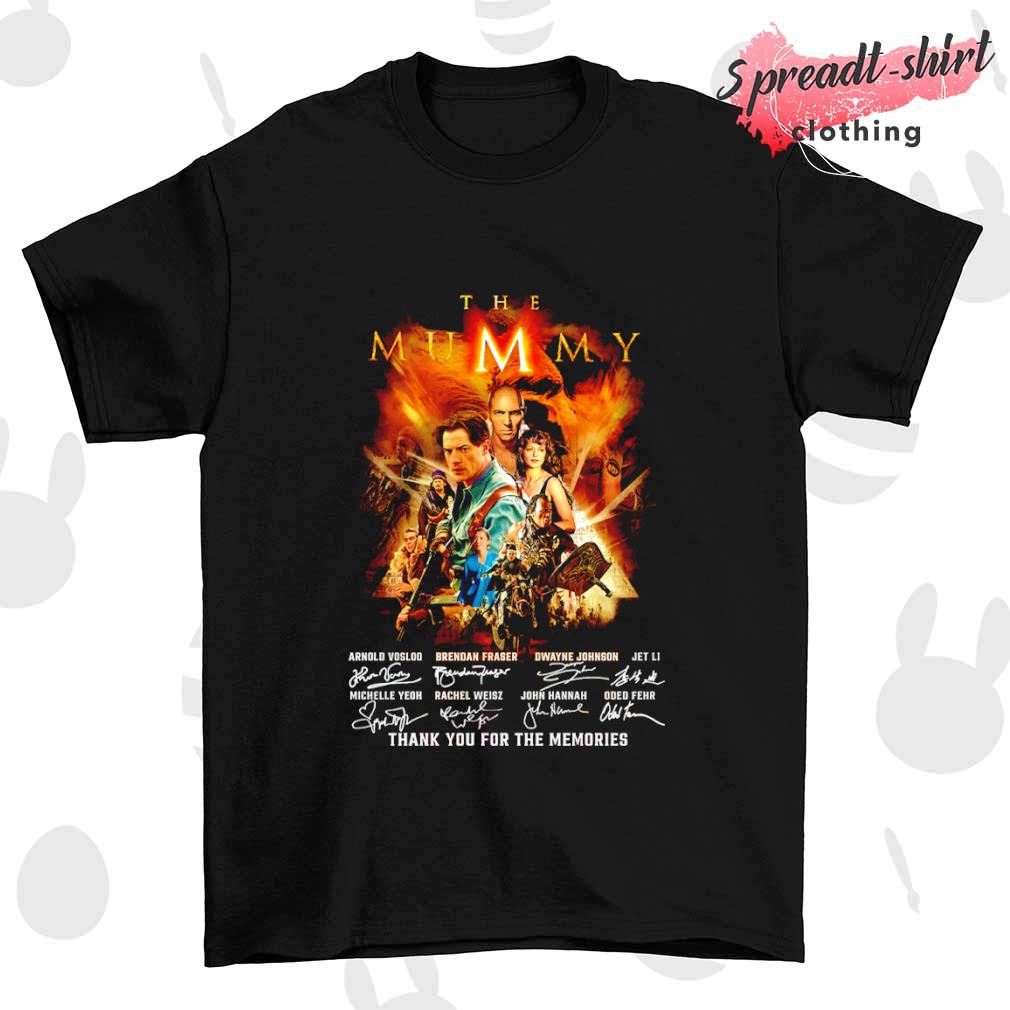 The Mummy signature thank you for the memories signature shirt