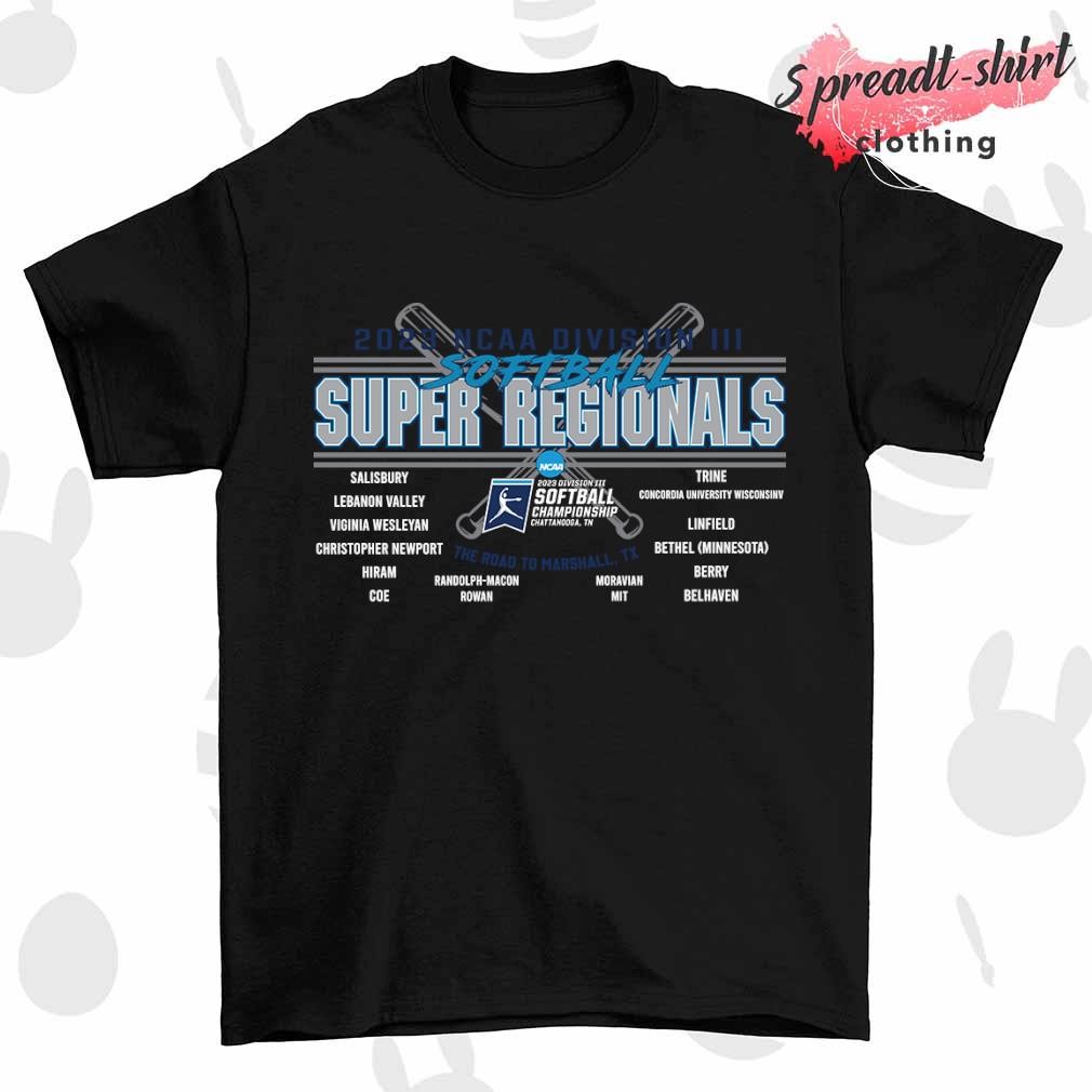 2023 NCAA Division III Softball Super Regionals the road to Marshall shirt