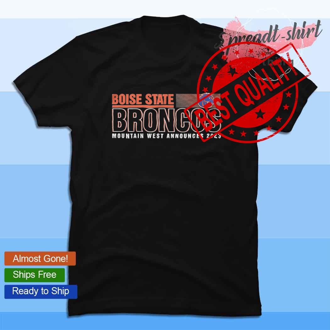 Boise State Broncos Mountain West Announces 2023 shirt