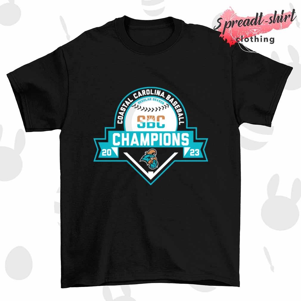 Coastal Carolina Chanticleers Sun Belt Baseball Regular Season Champions 2023 shirt