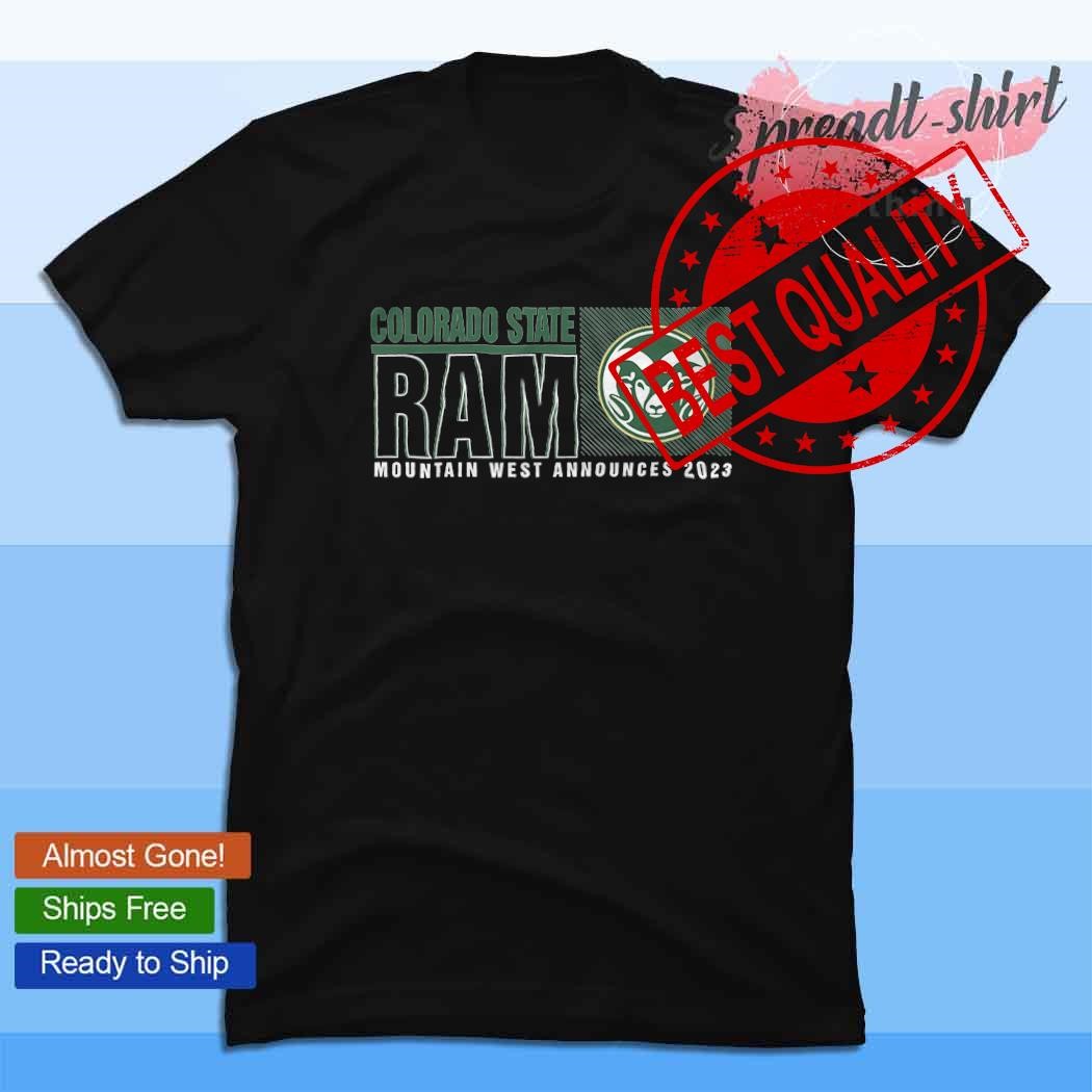 Colorado State Ram Mountain West Announces 2023 shirt