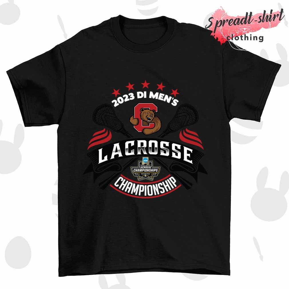 Cornell Big Red 2023 Division I Men's Lacrosse Championship shirt