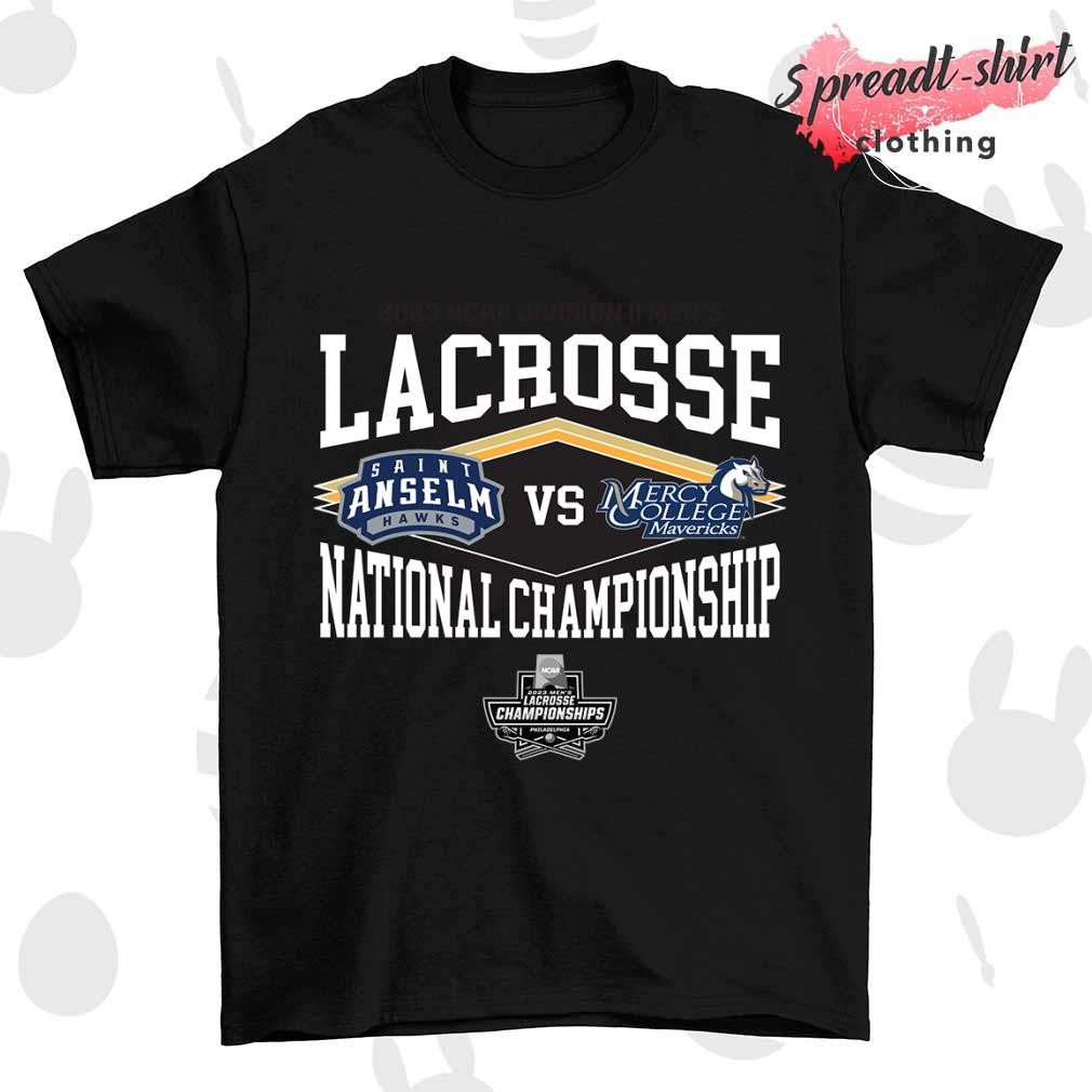 Mercy vs St Anselm 2023 NCAA Division II Men's Lacrosse National Championship shirt