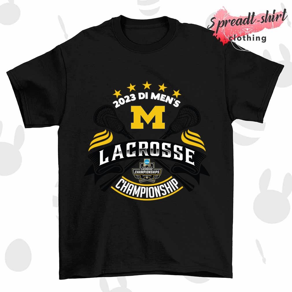Michigan Wolverines 2023 Division I Men's Lacrosse Championship shirt