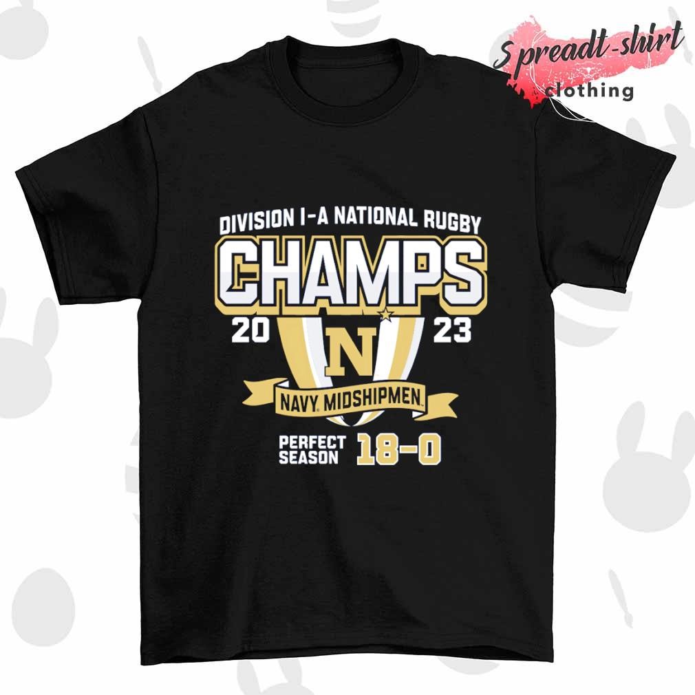 Navy Midshipmen Division I A National Rugby Champs 2023 shirt