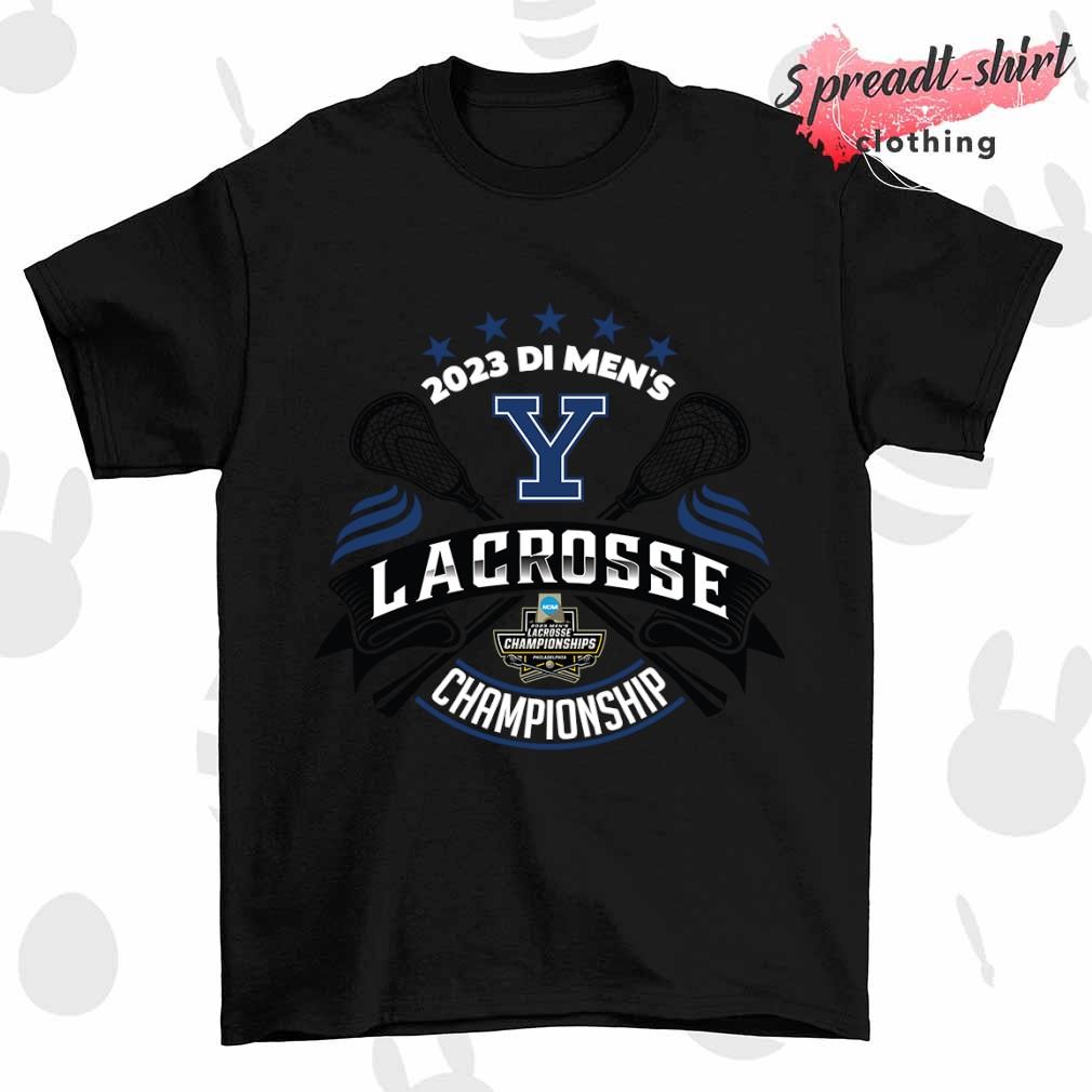 Yale Bulldogs 2023 Division I Men's Lacrosse Championship shirt