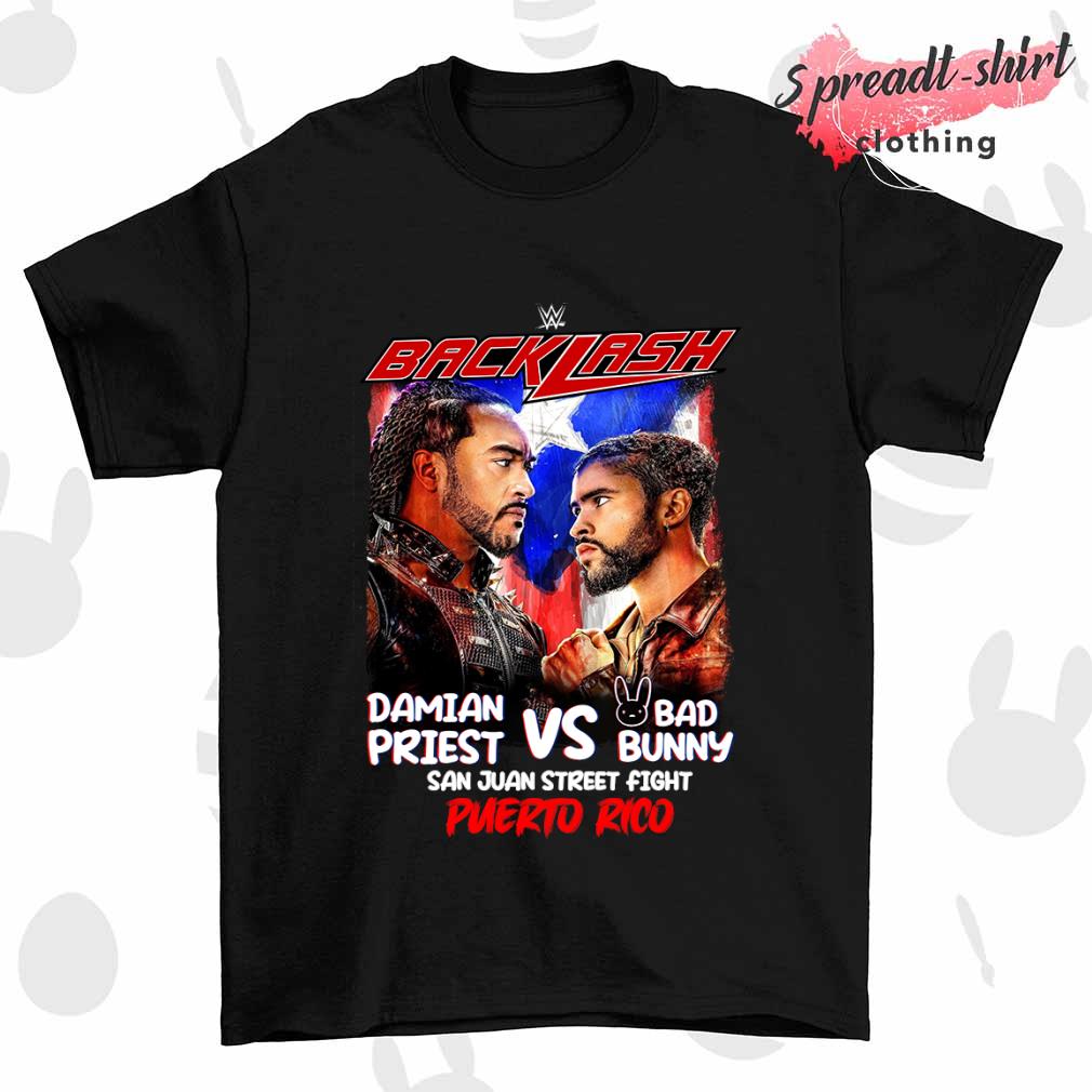 Bad Bunny and Damian Priest Backlash Matchup shirt