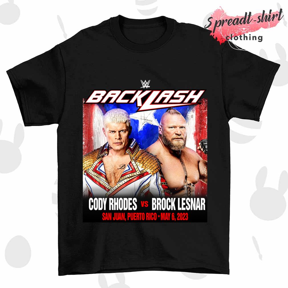 Black Cody Rhodes and Brock Lesnar Backlash Matchup shirt