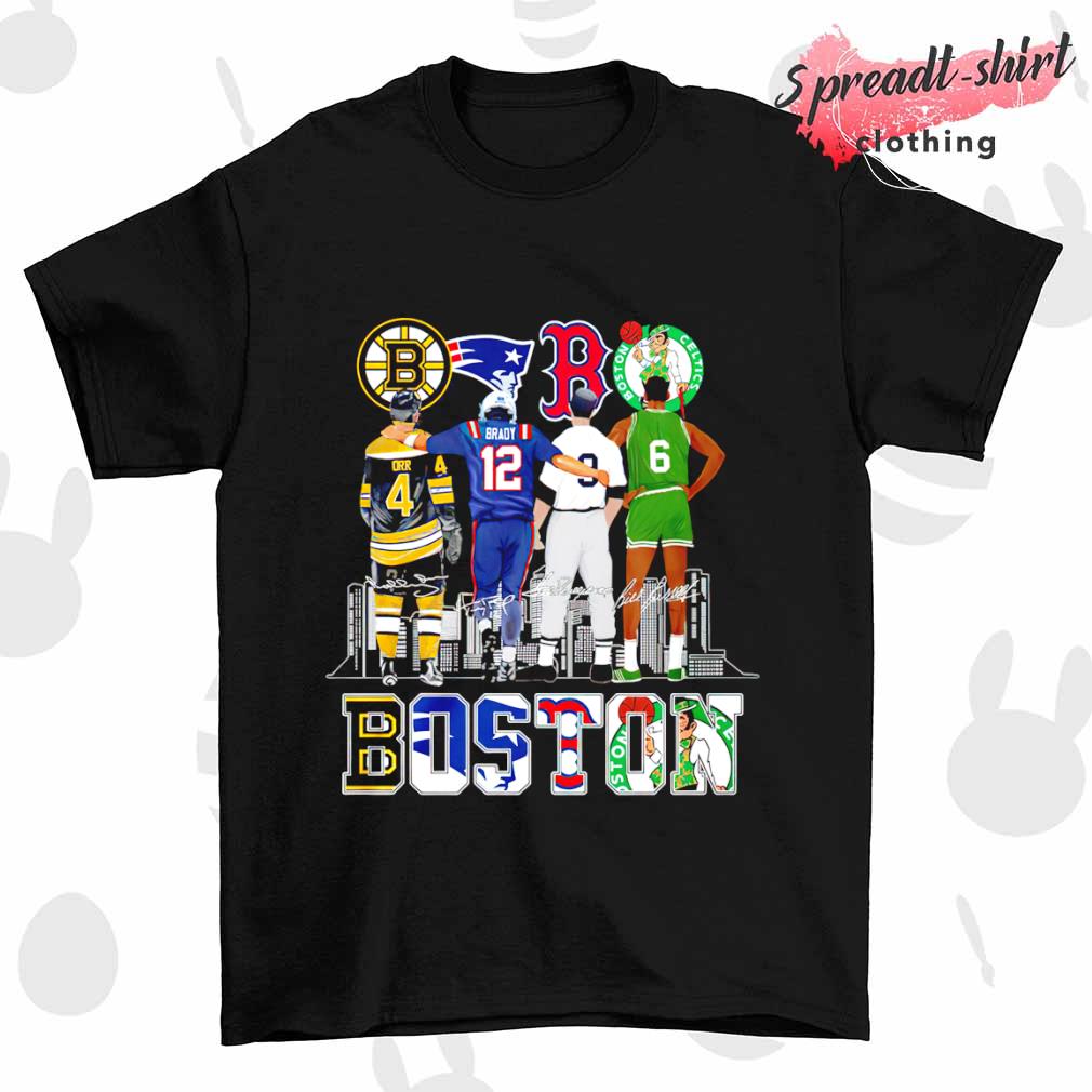 Boston City of Champions Legends Celtics Bruins Red Sox and New England Patriots shirt