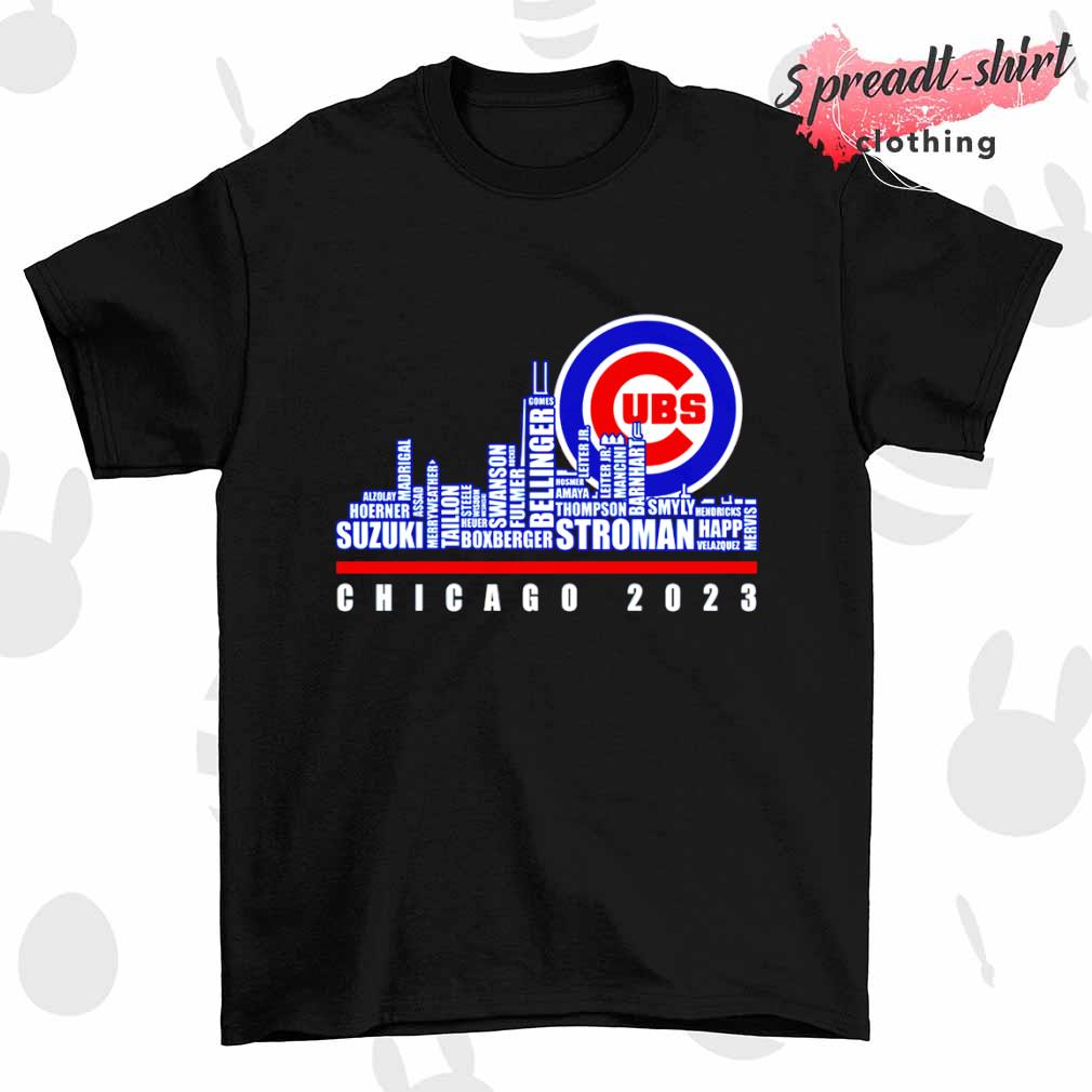 Chicago Cubs MLB Roster 2023 shirt