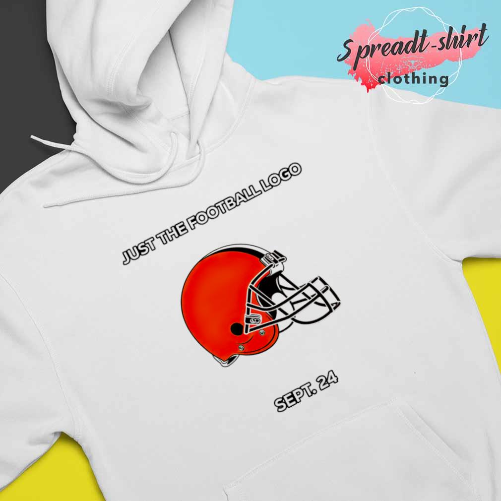 Cleveland browns just the Football logo shirt, hoodie, sweater