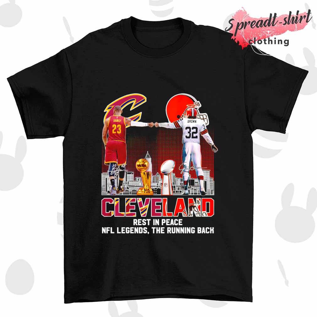 Cleveland Jim Brown Rest in Peace NFL Legends The Running Back shirt