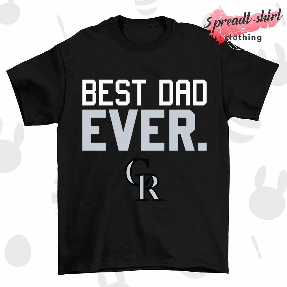 Colorrado Rockies best dad ever shirt