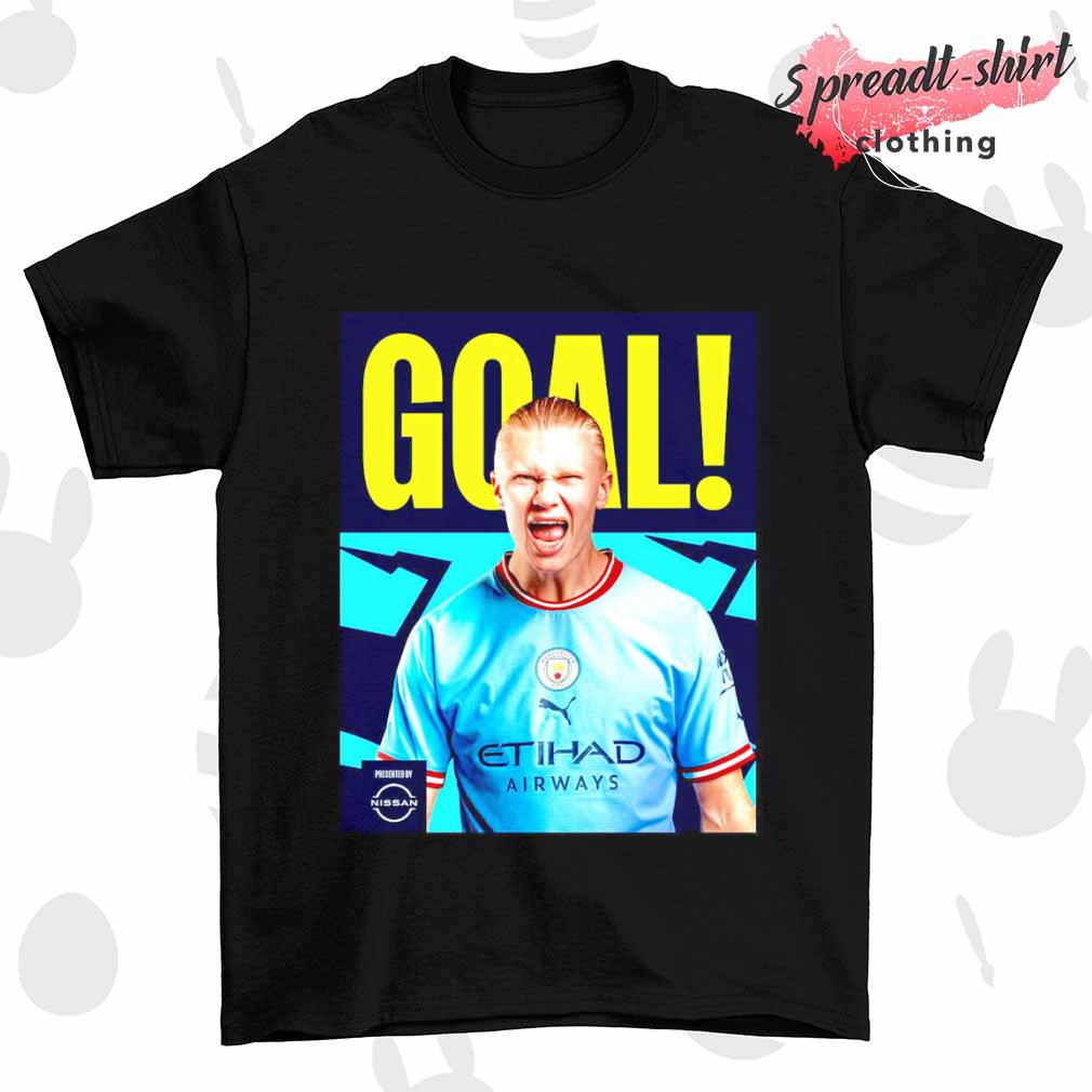 Erling Haaland Goal Manchester City shirt