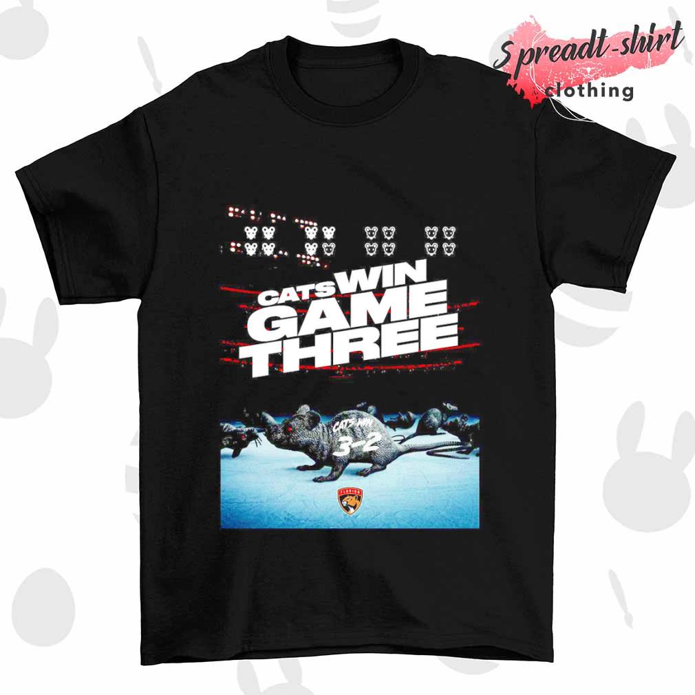 Florida Panthers cats win game three shirt