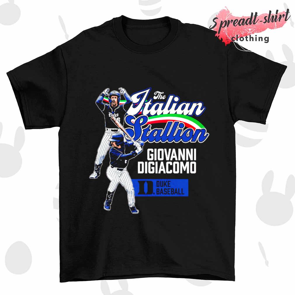 Giovanni Digiacomo the Italian Stallion Duke baseball shirt